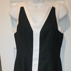 Vintage Anne Klein Black and White Dress